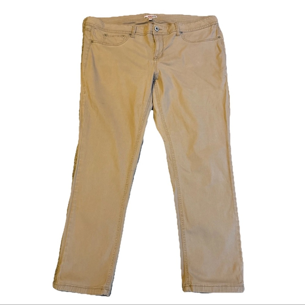 Vintage Bongo Khaki Colored Soft Jeans Women’s Plus SZ 20 W DENIM Y2K 90s Pants